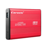 Maxbell Red Alloy External Hard Drive Disk Storage Devices 2.5'' USB 3.0 2T