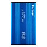 Maxbell Blue Alloy External Hard Drive Disk Storage Devices 2.5'' USB 3.0 500GB