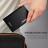 Maxbell USB3.0 2.5" SATA External Hard Drive Mobile Disk HD Enclosure,Black 1T