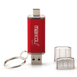 Max 2 in 1 USB 3.0+ Type C OTG Flash Drive Memory Stick U Disk High Speed 32GB