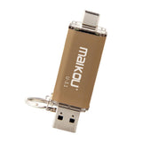 Max 2 in 1 USB 3.0+Type C OTG Flash Drive Memory Stick U Disk High Speed 64GB