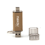Max 2 in 1 USB 3.0+Type C OTG Flash Drive Memory Stick U Disk High Speed 64GB