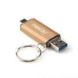 Max 2 in 1 USB 3.0+Type C OTG Flash Drive Memory Stick U Disk High Speed 64GB
