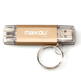 Max 2 in 1 USB 3.0+Type C OTG Flash Drive Memory Stick U Disk High Speed 64GB