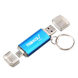 Max 2 in 1 USB 3.0+ Type C OTG Flash Drive Memory Stick U Disk Blue 32GB