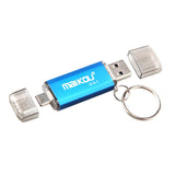 Max 2 in 1 USB 3.0+Type C OTG Flash Drive Memory Stick U Disk 256GB Storage Blue