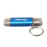 Max 2 in 1 USB 3.0+Type C OTG Flash Drive Memory Stick U Disk 256GB Storage Blue
