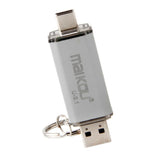 Max 2 in 1 USB 3.0+ Type C OTG Flash Drive Memory Stick U Disk 256GB Storage red 8GB