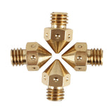 Max 4Pieces MK8 Brass Nozzle 0.4mm Head 3D Printer Accessories for Ender-3 CR-10