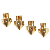Max 4Pieces MK8 Brass Nozzle 0.4mm Head 3D Printer Accessories for Ender-3 CR-10