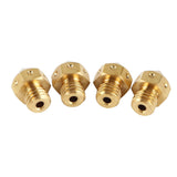 Max 4Pieces MK8 Brass Nozzle 0.4mm Head 3D Printer Accessories for Ender-3 CR-10