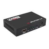 Maxbell HDMI Splitter Box Full HD 1080p Video 1 Port to 4 Port Split Out V1.4 Power