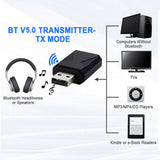 Max For USB Wireless 2 in 1 Bluetooth5.0 Audio Transmitter And Receiver Adapter
