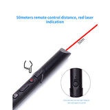 Max 2 in 1 Wireless Presentation Remote Control PPT Pointer 1.5V Plug and Play