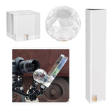 Max Clear Crystal Cube Shoot Photography Accessory Photo Props Decoration