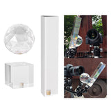 Max Clear Crystal Cube Shoot Photography Accessory Photo Props Decoration