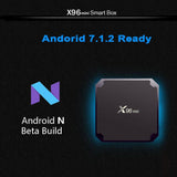 Maxbell MINI Android7.1 Smart TV Box S905W 4K Quad Core H.265 HD Medien 2GB+16GB
