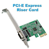 Max PCI-E Express To DB9 Serial Port RS232 Express Controller Converter Card