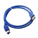 Max USB 3.0 A Male to USB 3.0 B Male Printer Extension Cable 3M