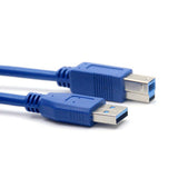 Max USB 3.0 A Male to USB 3.0 B Male Printer Extension Cable 3M