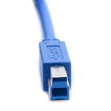 Max USB 3.0 A Male to USB 3.0 B Male Printer Extension Cable 3M