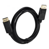 Max 1.8M Display Port Extension Cable DP to DP Cord HD Lead Display Port-Black