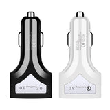 Maxbell QC3.0 Universal Dual Port LED USB Smart Car Quick Charge Adapter Black