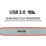 Maxbell External HDD Hard Disk Drive Portable Drive Red 2T