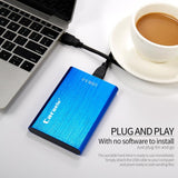 Maxbell External HDD Hard Disk Drive Portable Drive Blue 500GB