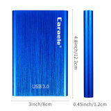 Maxbell External HDD Hard Disk Drive Portable Drive Blue 500GB