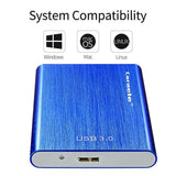 Maxbell External HDD Hard Disk Drive Portable Drive Blue 2T