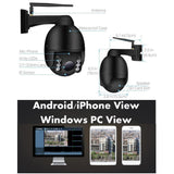 Maxbell 2MP Wireless IP Camera WiFi IR Dome Outdoor Two Way Audio Tour Auto Focus