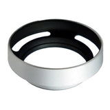 Max Silver For Leica M 39mm 39 mm metal tilted vented Lens Hood Shade