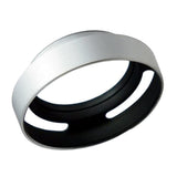 Max Silver For Leica M 39mm 39 mm metal tilted vented Lens Hood Shade