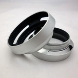 Max Silver For Leica M 39mm 39 mm metal tilted vented Lens Hood Shade