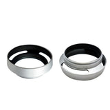 Max Silver For Leica M 39mm 39 mm metal tilted vented Lens Hood Shade