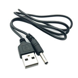 Max USB2.0 to DC3.5mm charging cable 5V power cable DC charging cable 50cm-black