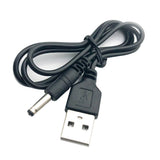 Max USB2.0 to DC3.5mm charging cable 5V power cable DC charging cable 50cm-black