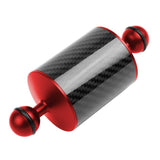 Max Dive Photography Double Ball Head Buoyancy Light Arm Ultralight Carbon Fiber Red