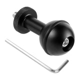 Max Aluminum 1 Inch Ball Head Diving Photography Bracket 1/4" Screw for Gopro