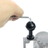 Max Aluminum 1 Inch Ball Head Diving Photography Bracket 1/4" Screw for Gopro