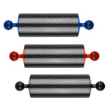 Max Underwater Diving Carbon Fiber Float Arm Ball Buoyancy Extend Bracket Black