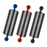 Max Underwater Diving Carbon Fiber Float Arm Ball Buoyancy Extend Bracket Black