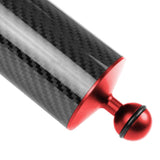 Max Underwater Diving Carbon Fiber Float Arm Ball Buoyancy Extend Bracket Red
