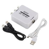 Max Maxb Mini Rca Cvsb AV to RF Adapter 67.25Mhz 61.25Mhz Video Audio TV Signal Switc