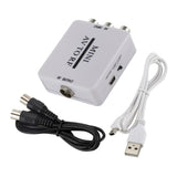 Max Maxb Mini Rca Cvsb AV to RF Adapter 67.25Mhz 61.25Mhz Video Audio TV Signal Switc