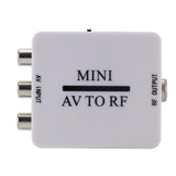 Max Maxb Mini Rca Cvsb AV to RF Adapter 67.25Mhz 61.25Mhz Video Audio TV Signal Switc