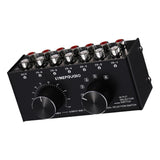Max 6 Input 1 Output Audio Signal Source Selection Selector Switcher Splitter