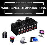 Max 6 Input 1 Output Audio Signal Source Selection Selector Switcher Splitter