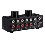 Max 6 Input 1 Output Audio Signal Source Selection Selector Switcher Splitter